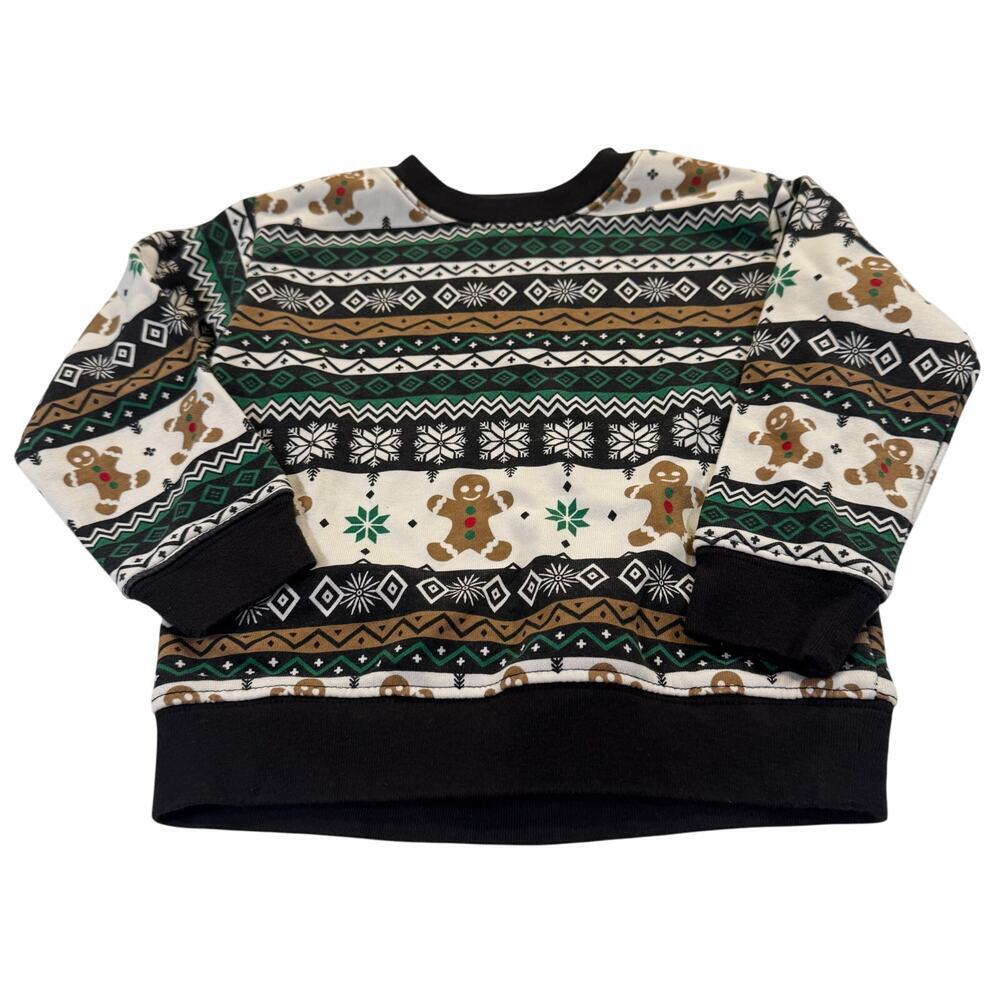 Holiday Time Toddler 3T Gingerbread Long Sleeve Sweater
